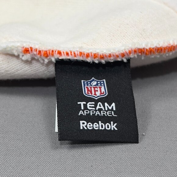 Chicago Bears NFL Beanie Skull Cap Hat Reebok Orange Ski Knit Winter Stripe Mens - Picture 8 of 14